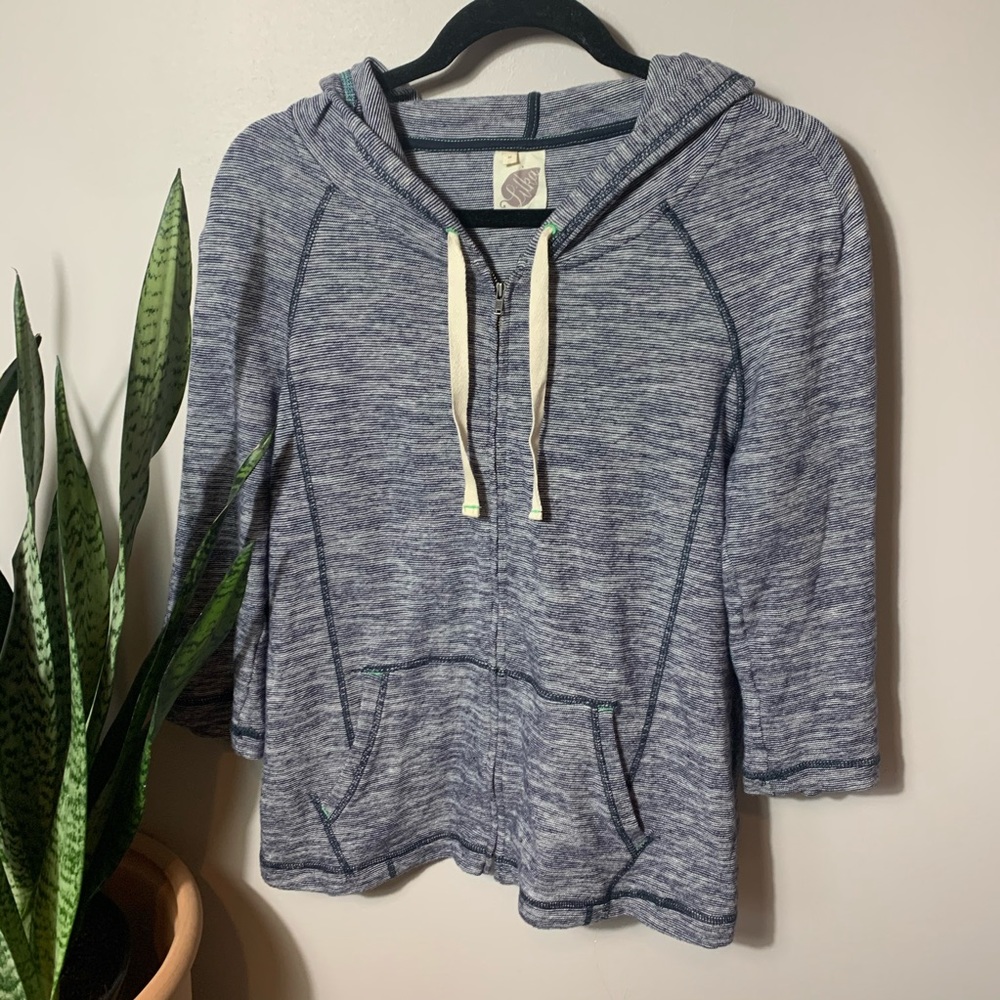 Lilka Anthropologie Zip-up Hoodie Sweatshirt Sz M